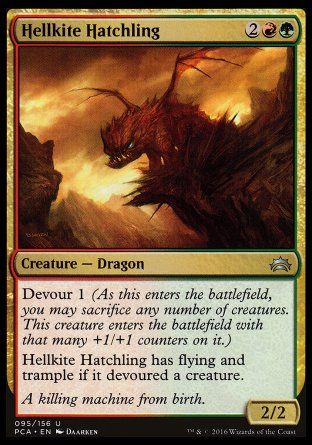 Hellkite Hatchling (Planechase Anthology decks) Trading Card