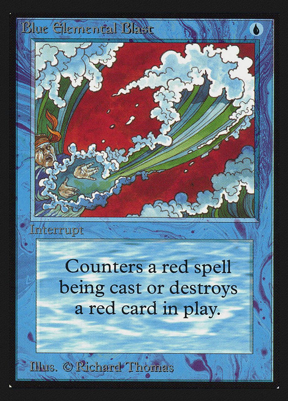 Blue Elemental Blast (Collector's Edition) Trading Card