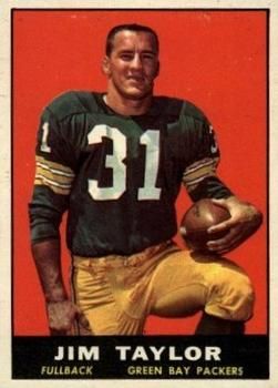 Jim Taylor 1961 Topps #41 Sports Card