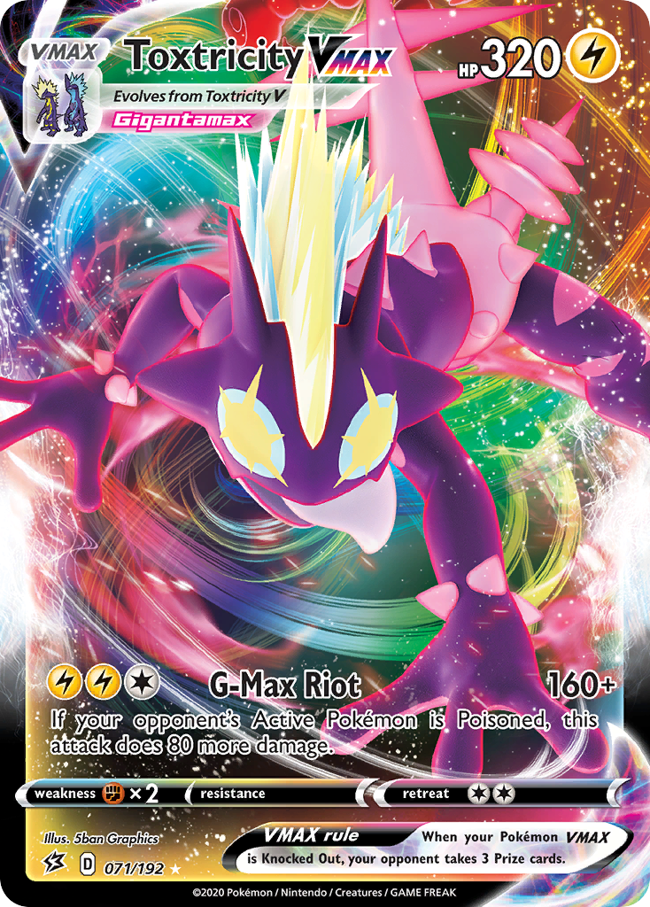 Toxtricity Pokémon Card