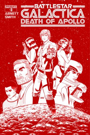 Bsg Death Of Apollo #3 (25 Copy Smith Cylon Cover)