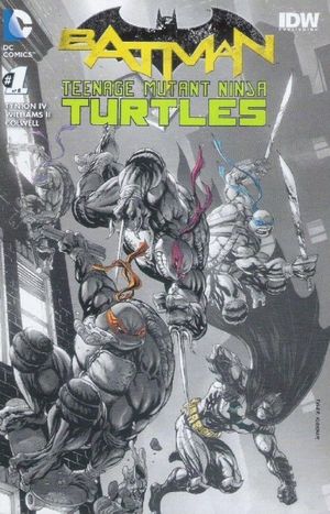 Batman/Teenage Mutant Ninja Turtles #1 (Hastings Partial Sketch Variant)