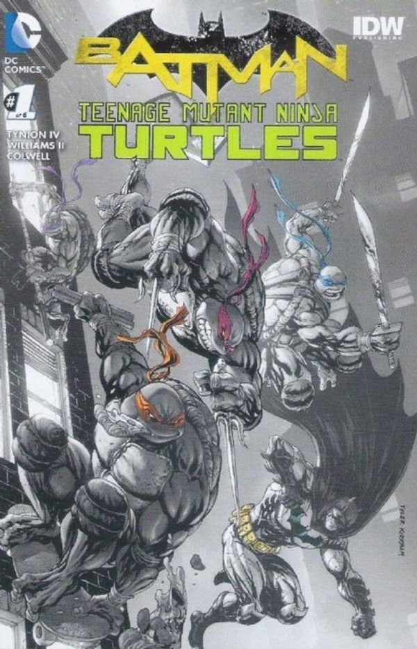 Batman/Teenage Mutant Ninja Turtles #1 (Hastings Partial Sketch Variant)