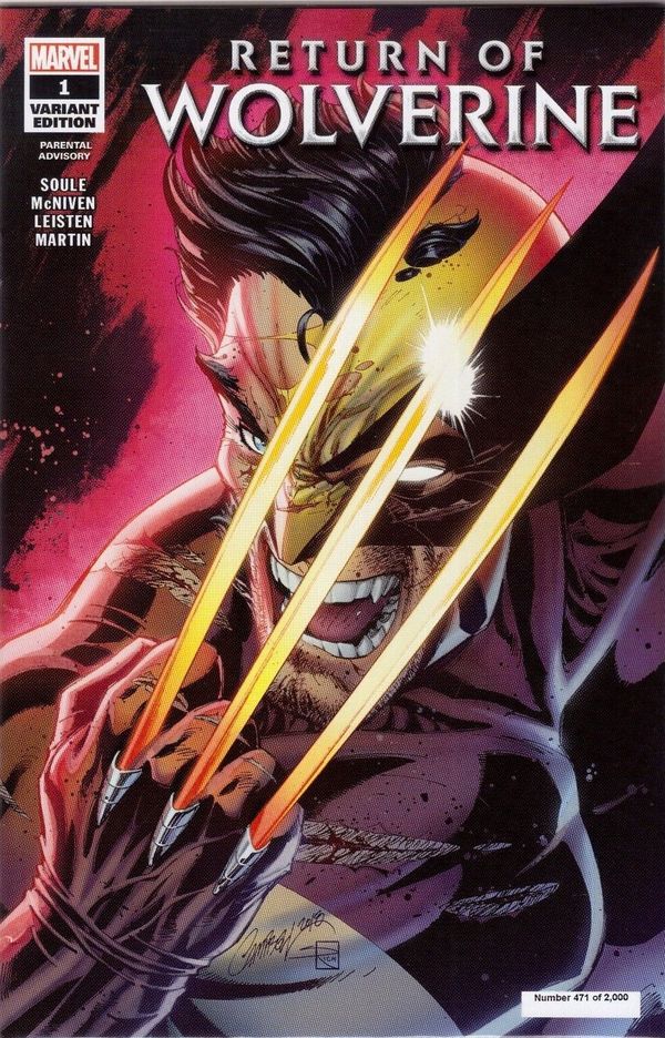 Return of Wolverine #1 (Glow-in-the-Dark Edition)