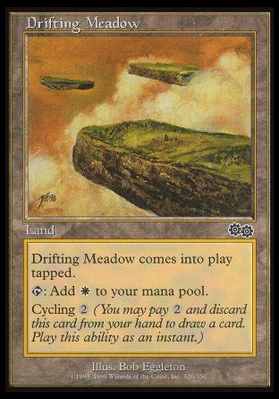 Drifting Meadow (Urza's Saga) Trading Card