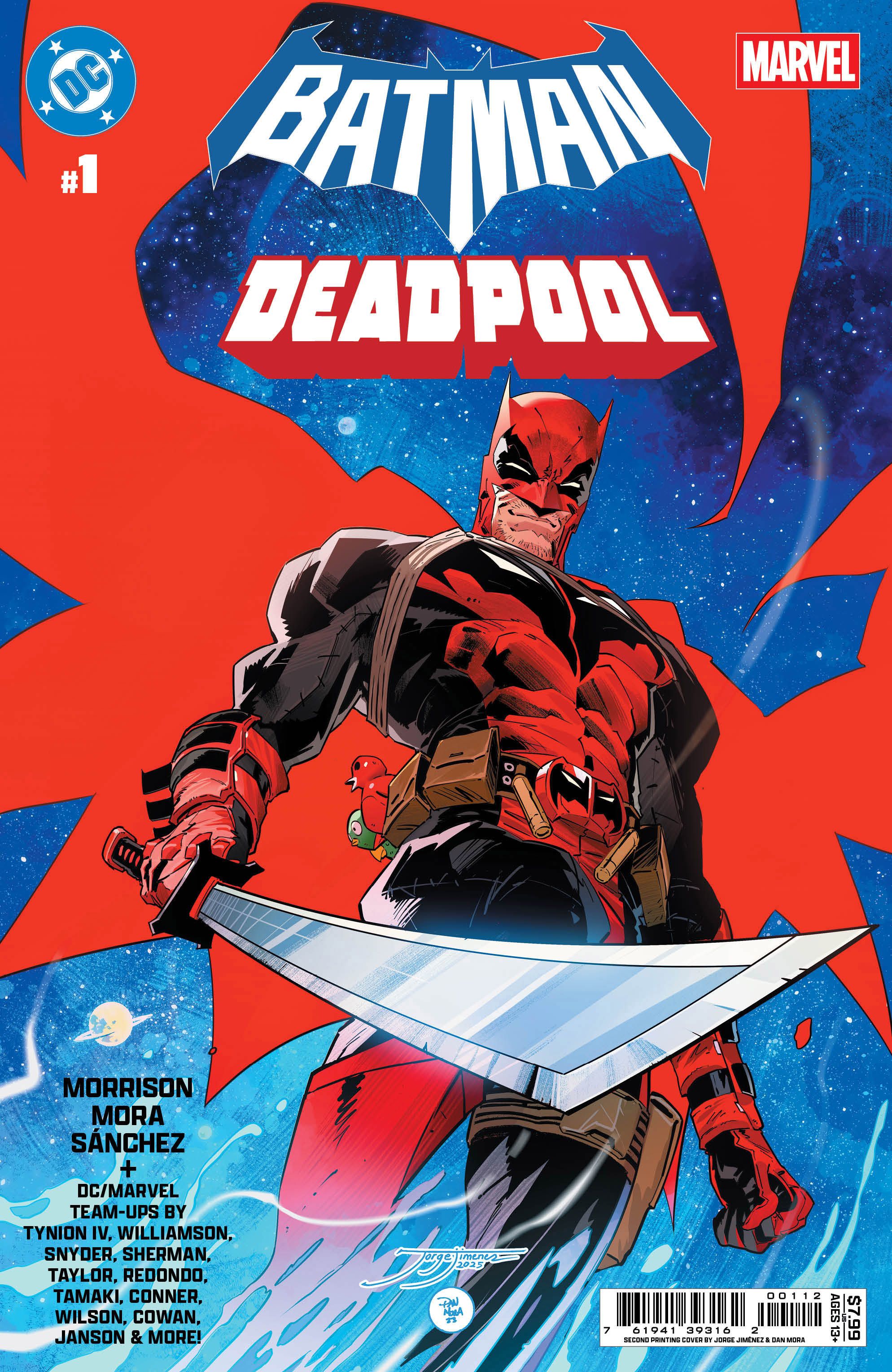 DC / Marvel: Batman / Deadpool #1 (Second Printing Cvr A Jorge Jimenez & Dan Mora) Comic