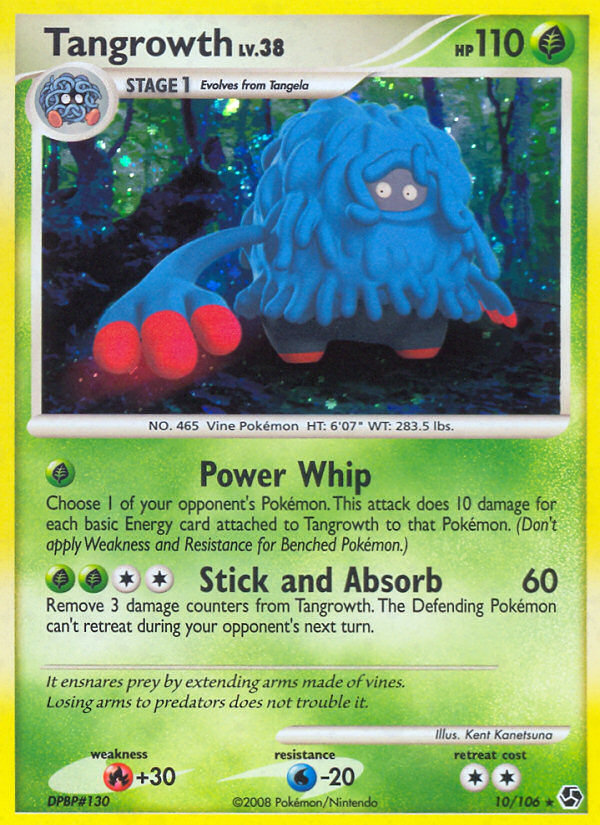 Tangrowth (10/106) - Great Encounters Pokémon Card