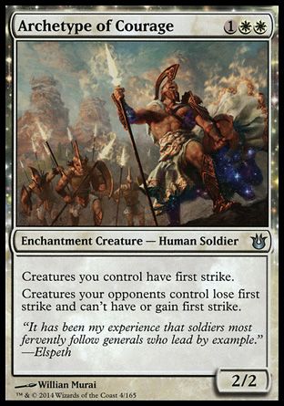 Archetype of Courage (Born of the Gods) Trading Card