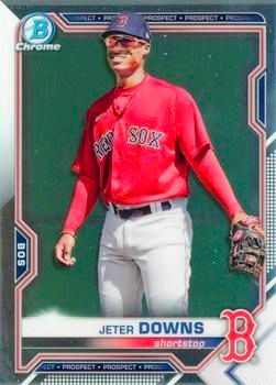 Jeter Downs 2021 Bowman Chrome - Prospects Baseball #BCP-169 Sports Card