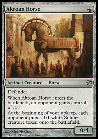 Akroan Horse (Theros) Trading Card