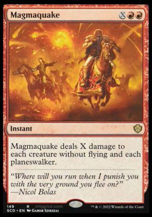 Magmaquake (Starter Commander Decks) Trading Card