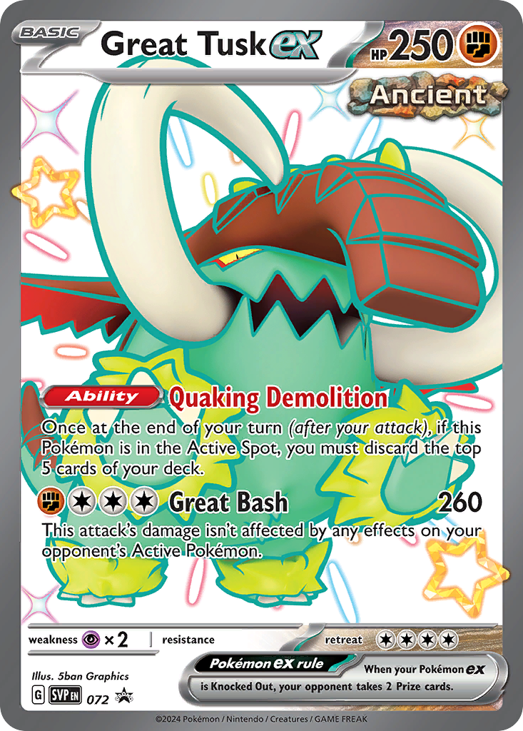 Great Tusk Pokémon Card