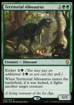 Territorial Allosaurus (Dominaria)