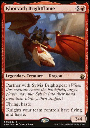 Khorvath Brightflame (Battlebond) Trading Card