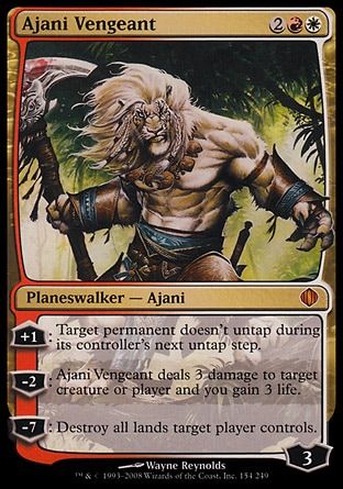 Ajani Vengeant (Shards of Alara) Trading Card