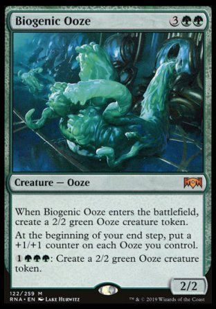 Biogenic Ooze (Ravnica Allegiance) Trading Card