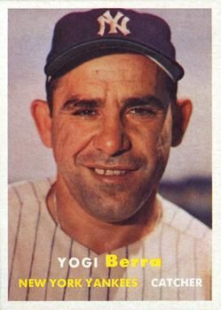 Yogi Berra 1957 Topps #2 Sports Card