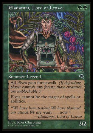 Eladamri, Lord of Leaves (Tempest) Trading Card