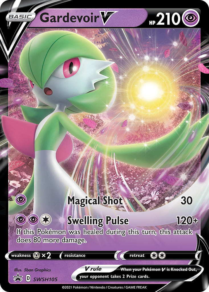 Gardevoir V (SWSH105) - SWSH Black Star Promos Pokémon Card