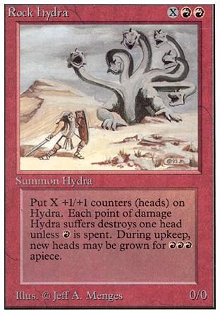 Rock Hydra (Unlimited) Trading Card