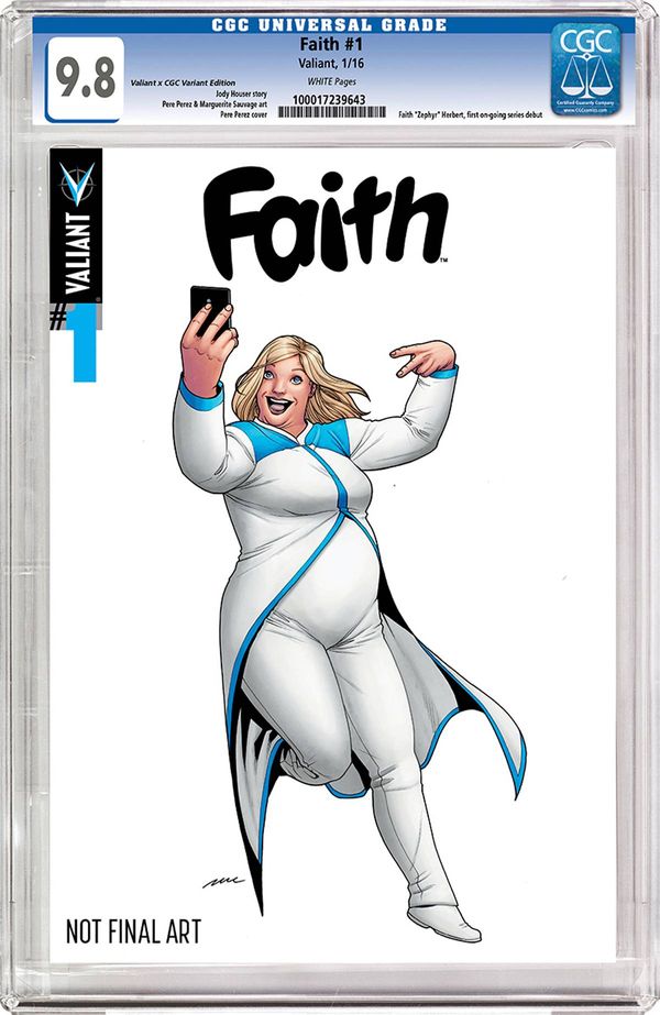 Faith  #1 (Cover E Cgc Replica Perez)