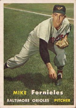 Mike Fornieles 1957 Topps #116 Sports Card