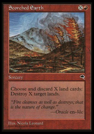 Scorched Earth (Tempest) Trading Card