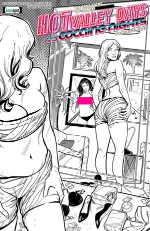 Hot Valley Days #3 (Cvr B Farid Karami Coloring Book Variant)