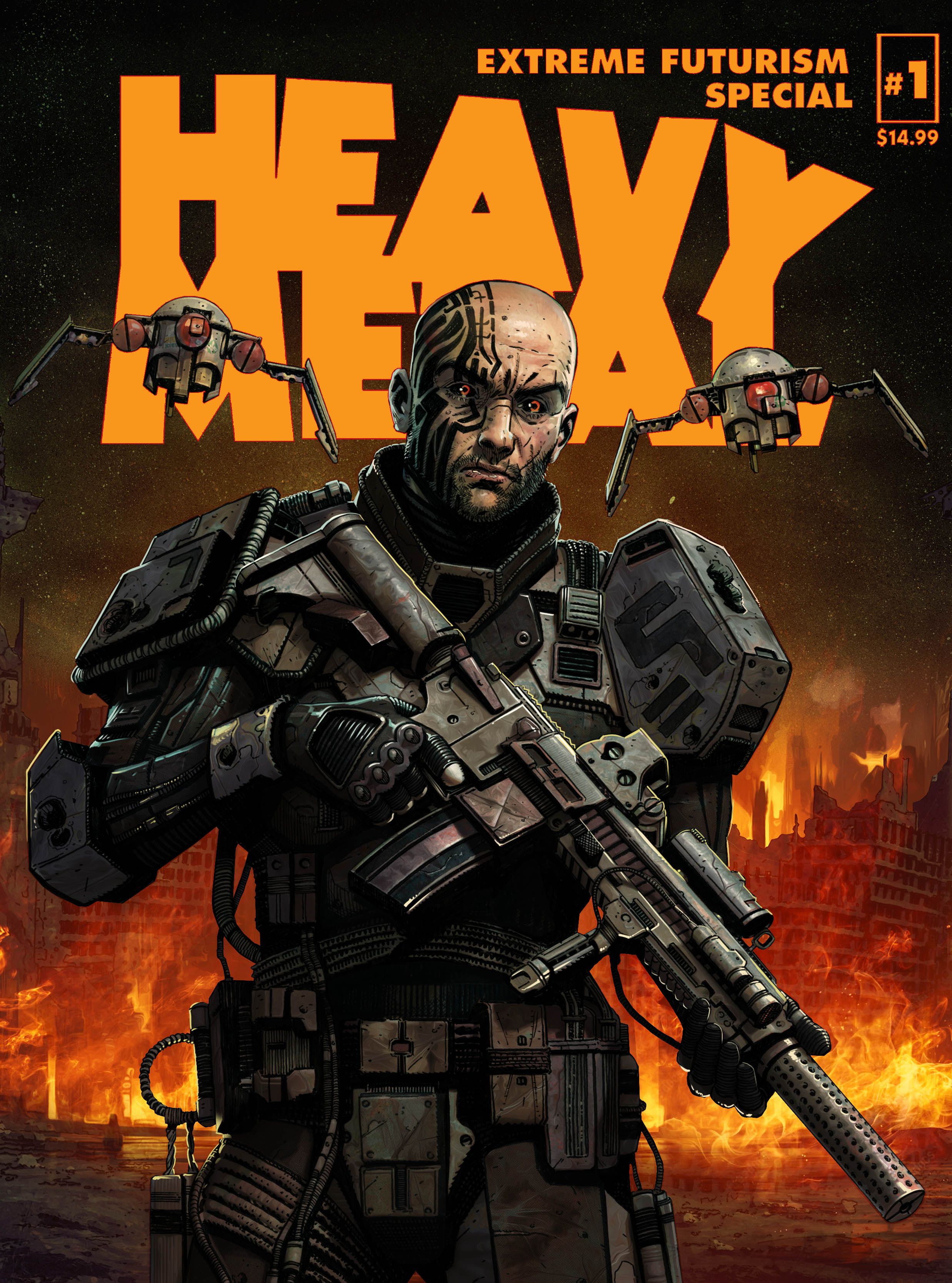Heavy Metal Magazine Special Extreme Futurism #1 (Cvr B Sedat Oezgen Carlos Cabrera Variant) Comic