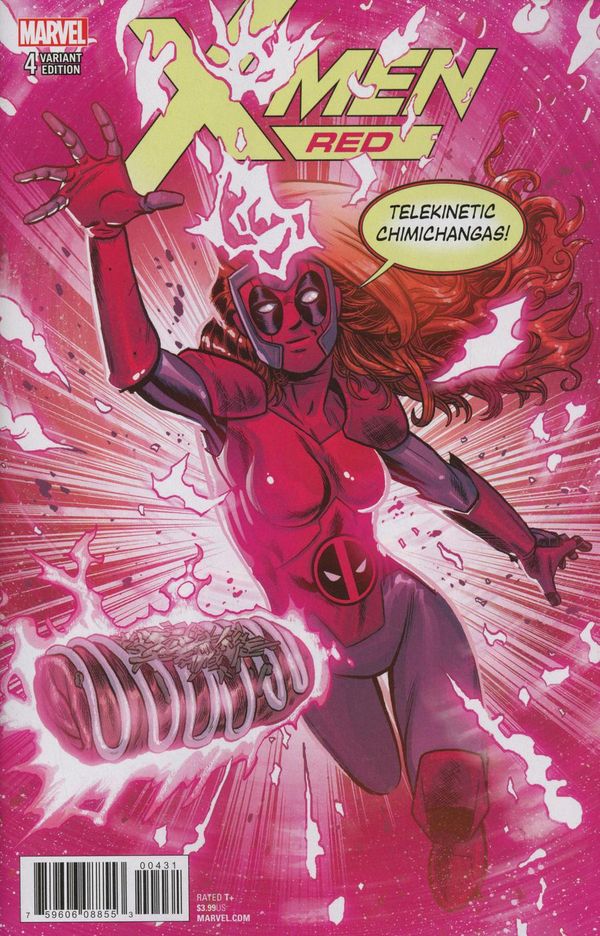 X-Men: Red #4 (Schoonover Deadpool Variant Leg)