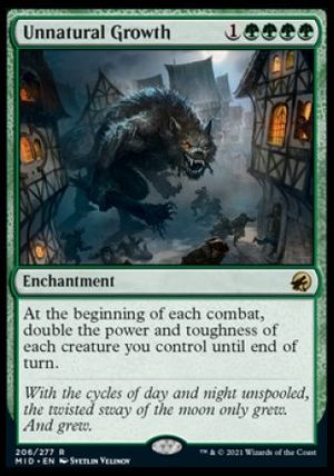 Unnatural Growth (Innistrad: Midnight Hunt)