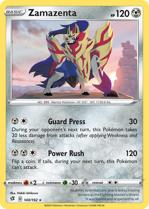 Zamazenta (140/192) - Rebel Clash