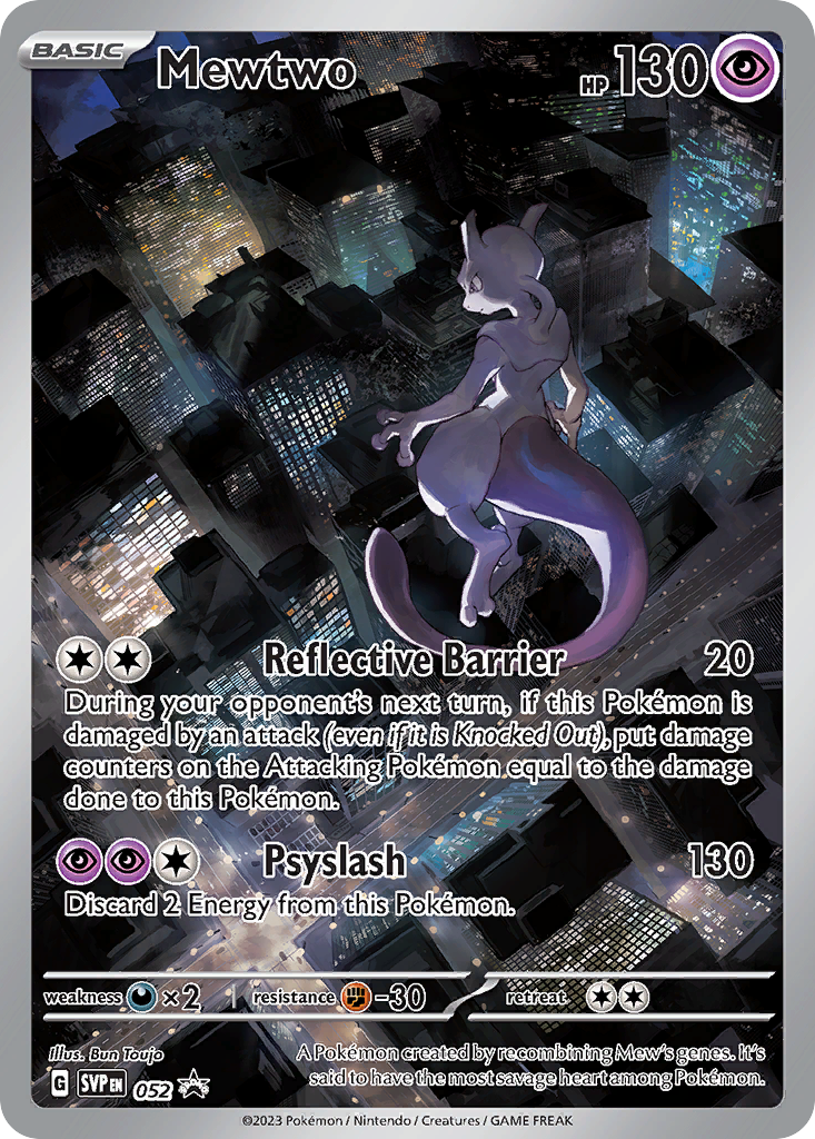 Mewtwo (52/148) - Scarlet & Violet Black Star Promos Pokémon Card