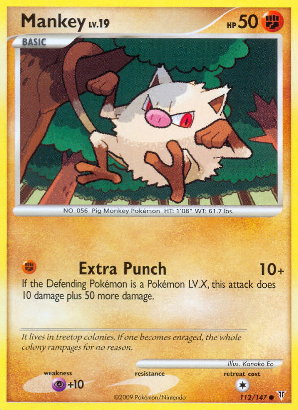 Mankey (112/147) - Supreme Victors Pokémon Card