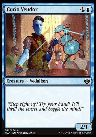 Curio Vendor (Kaladesh) Trading Card