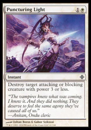 Puncturing Light (Rise of the Eldrazi) Trading Card