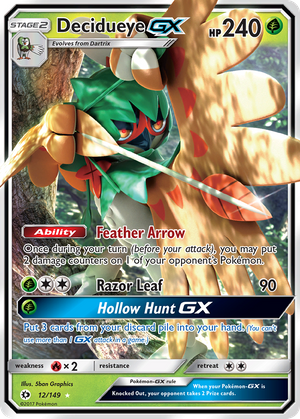 Decidueye GX (12/149) - Sun & Moon