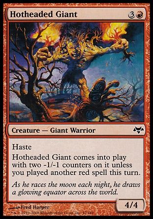 Hotheaded Giant (Eventide) Trading Card