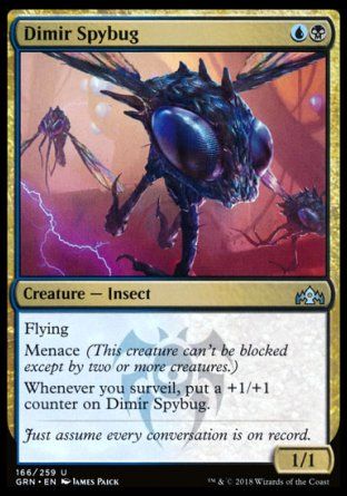 Dimir Spybug (Guilds of Ravnica) Trading Card