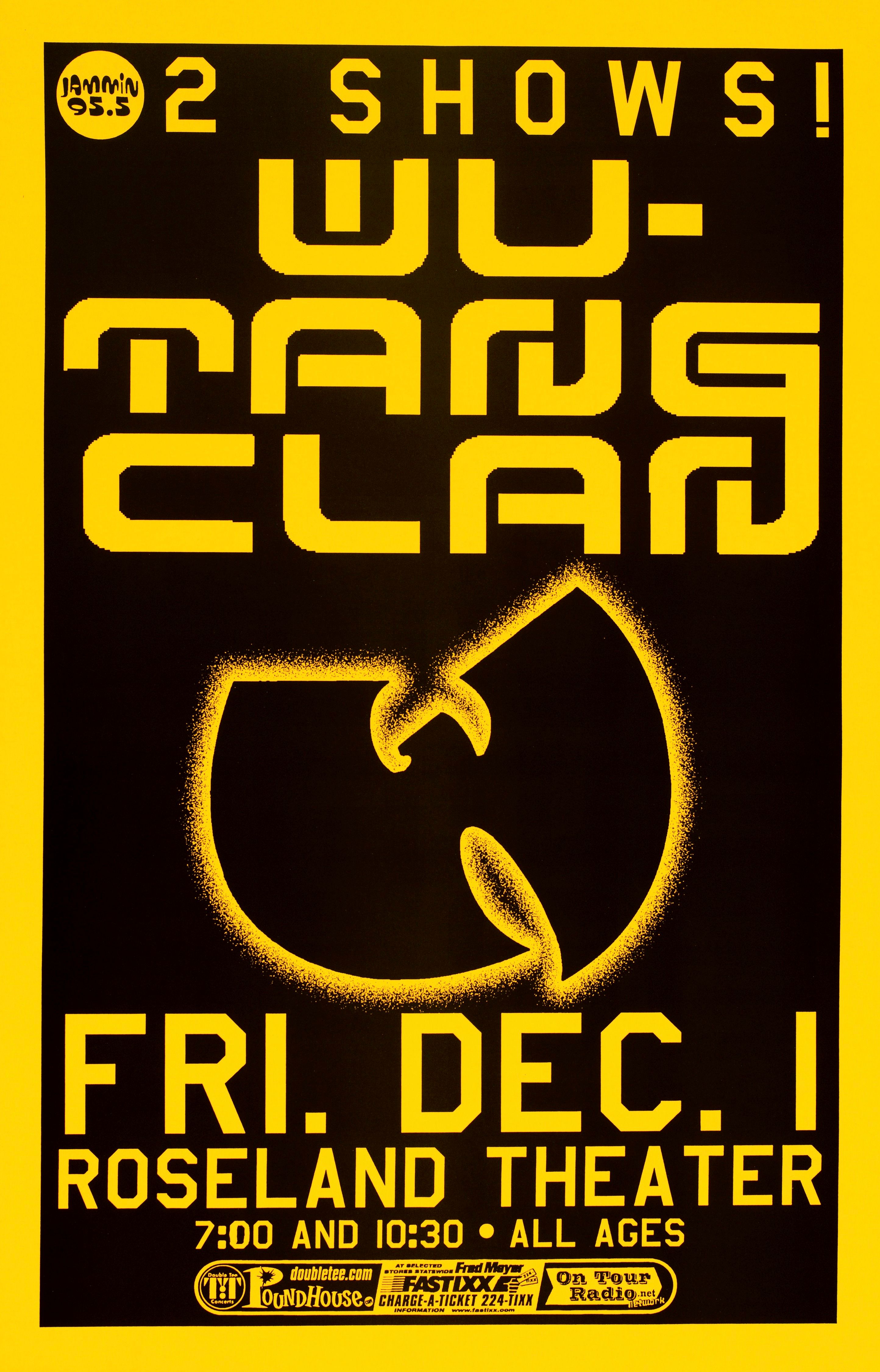 MXP-185.2 Wu Tang Clan 2000 Roseland Theater  Dec 1 Concert Poster