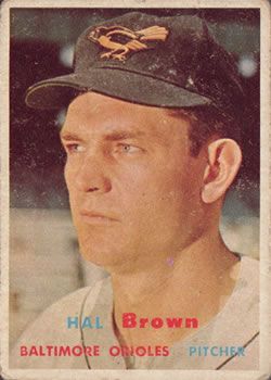 Hal Brown 1957 Topps #194 Sports Card