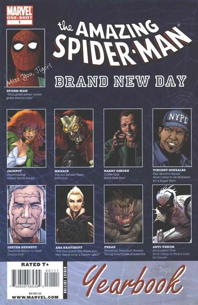 Amazing Spider-Man: Brand New Day Yearbook #1 Comic