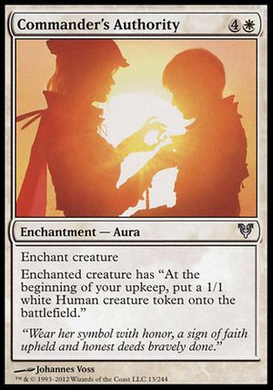 Commander's Authority (Avacyn Restored)