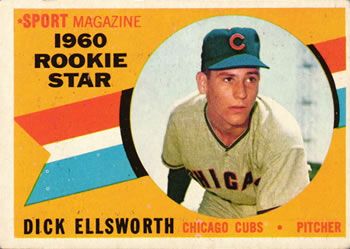 Dick Ellsworth 1960 Topps #125 Sports Card
