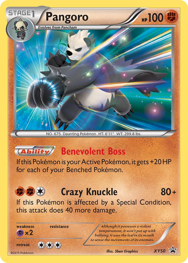 Pangoro (XY50) - XY Black Star Promos Pokémon Card