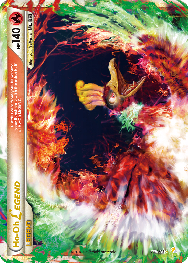 Ho-Oh LEGEND (111/123) - HeartGold & SoulSilver Pokémon Card