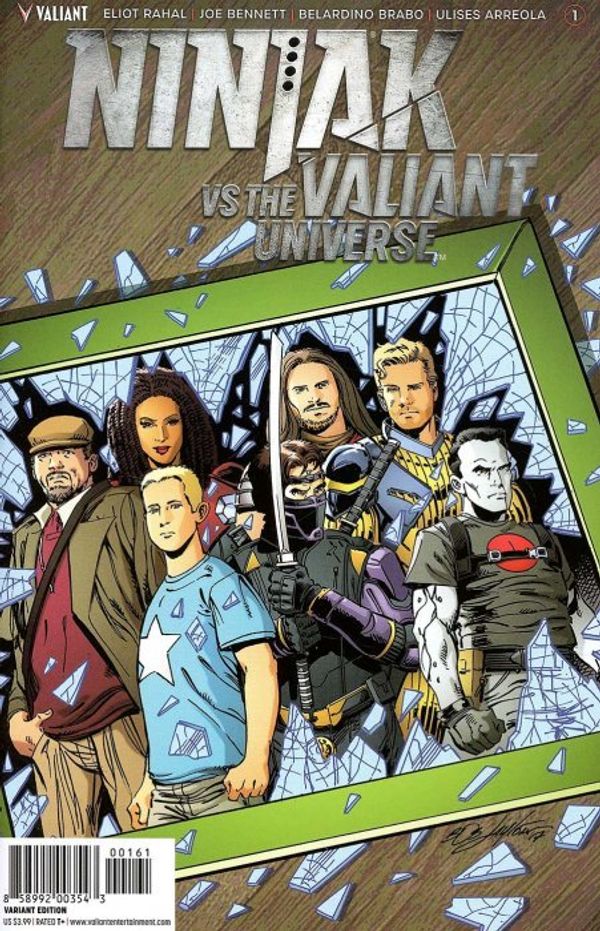 Ninjak vs the Valiant Universe #1 (Cover F 50 Copy Cover Layton)
