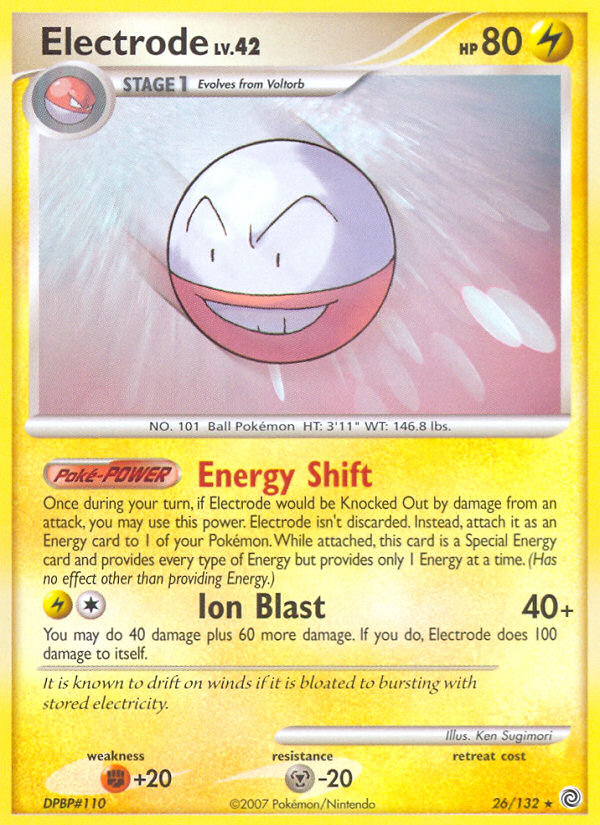 Electrode (26/132) - Secret Wonders Pokémon Card