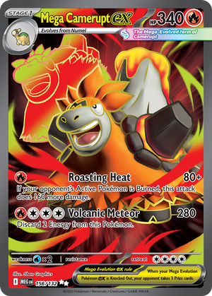 Mega Camerupt ex (156/132) - Mega Evolution