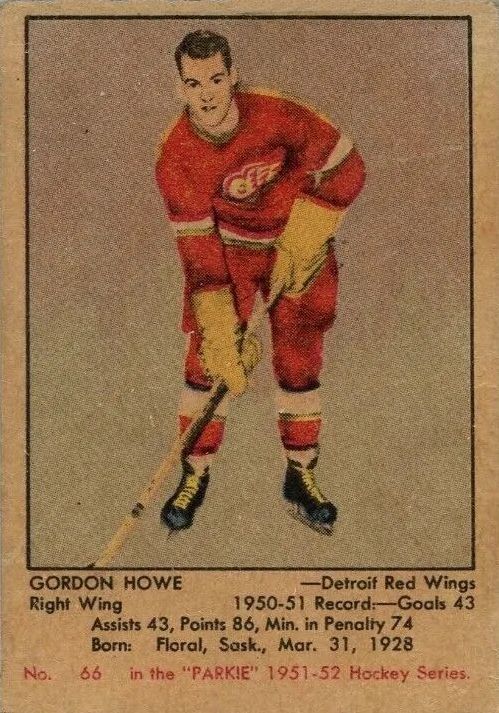 1951-1952 Parkhurst Hockey Sports Card